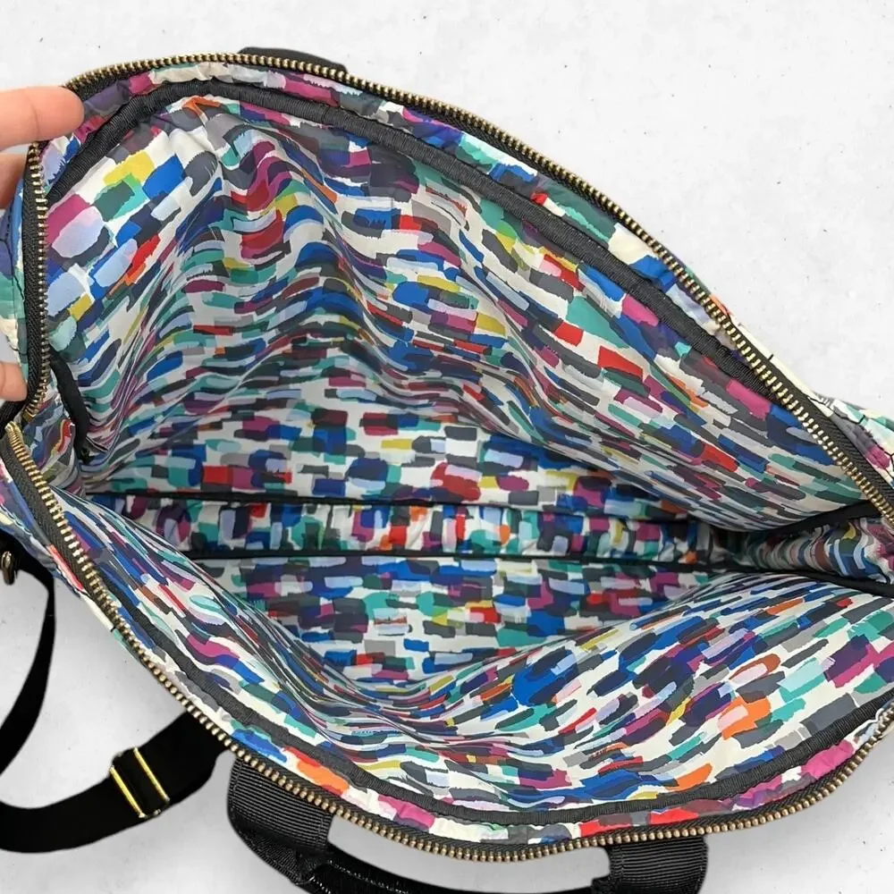 Kate Spade New York Signature Spade Quilted-Chad Laptop Crossbody Bag Multicolor